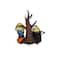 5.5ft. Airblown® Inflatable Minions with Tree and Pumpkin